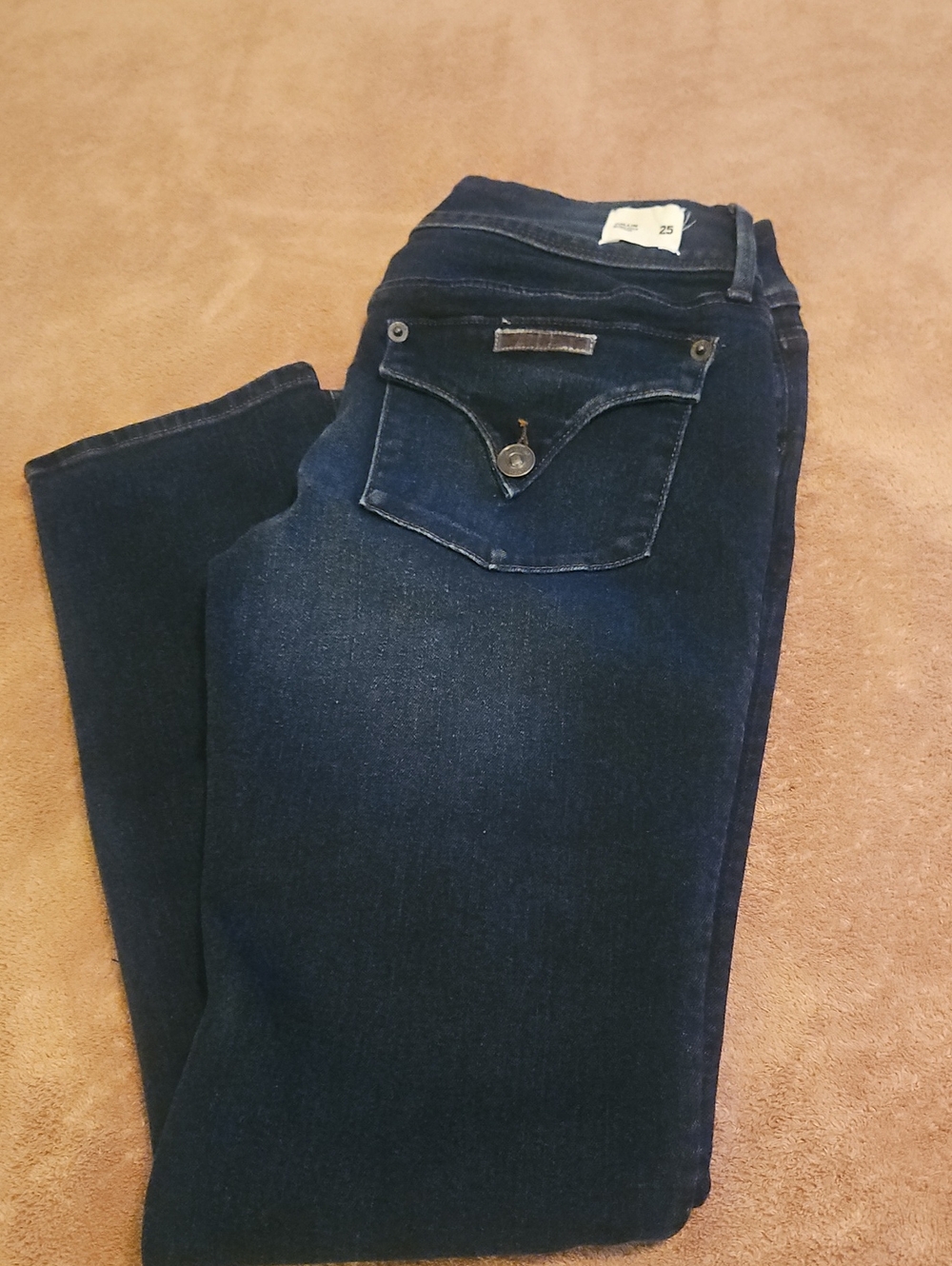 Hudson Jeans Dark Blue Skinny with Flap Back Pocket